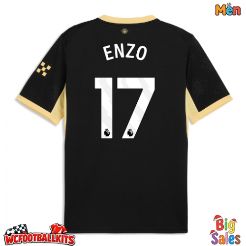Manchester City Enzo Fernandez #17 Replica Away Stadium Shirt 2026-27 Short Sleeve